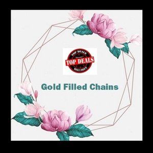 Unisex Gold Filled Neck Chains/ Necklaces